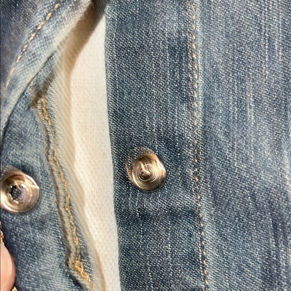 Motherhood maternity Denim Button-Up Shirt - Picture 3 of 7